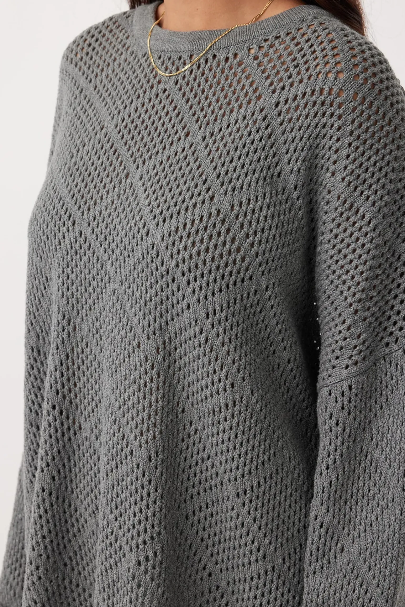 Arcaa Ezra Sweater- Dark Grey Marle