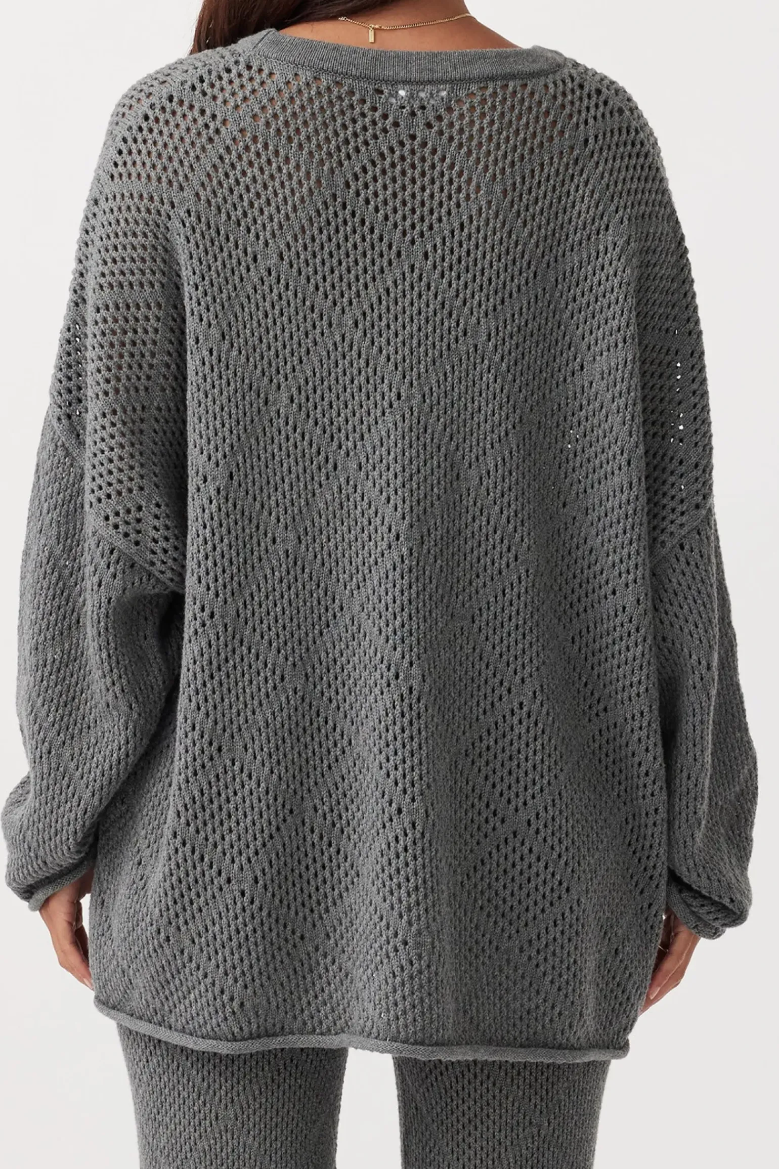Arcaa Ezra Sweater- Dark Grey Marle