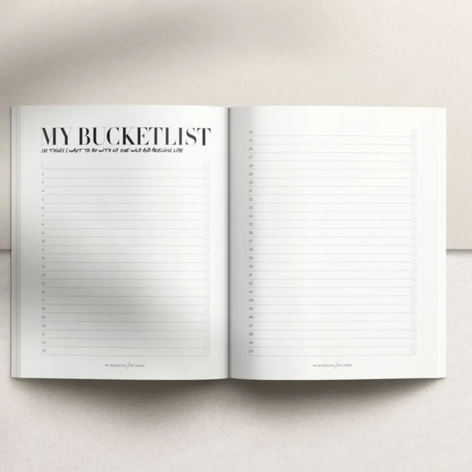Axel & Ash - My Bucket List Oat