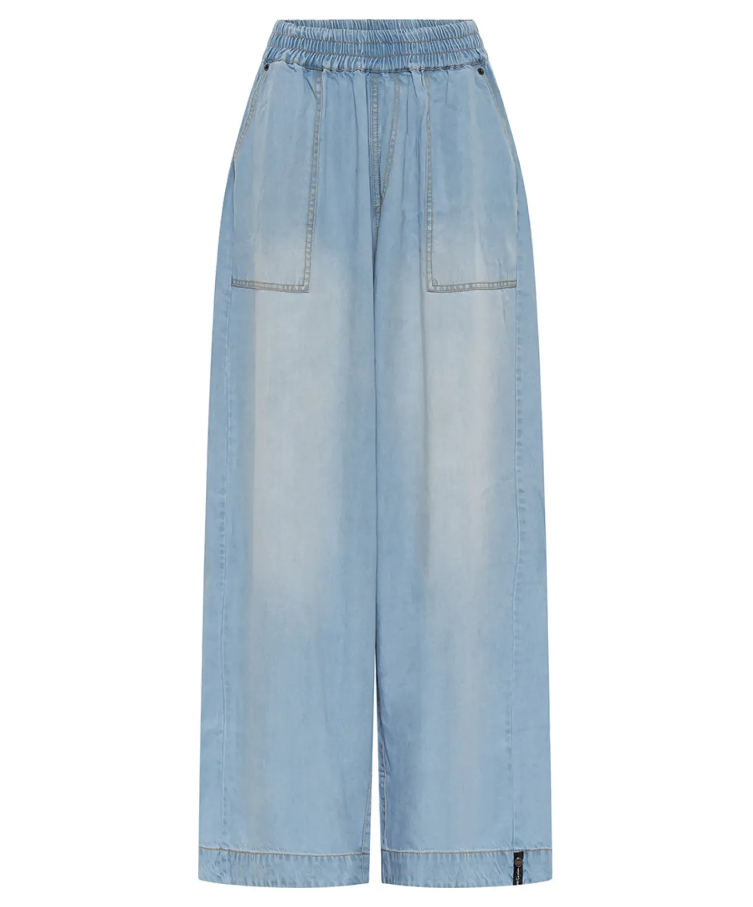 One Teaspoon Tencel Parachute Pants - Soft Blue