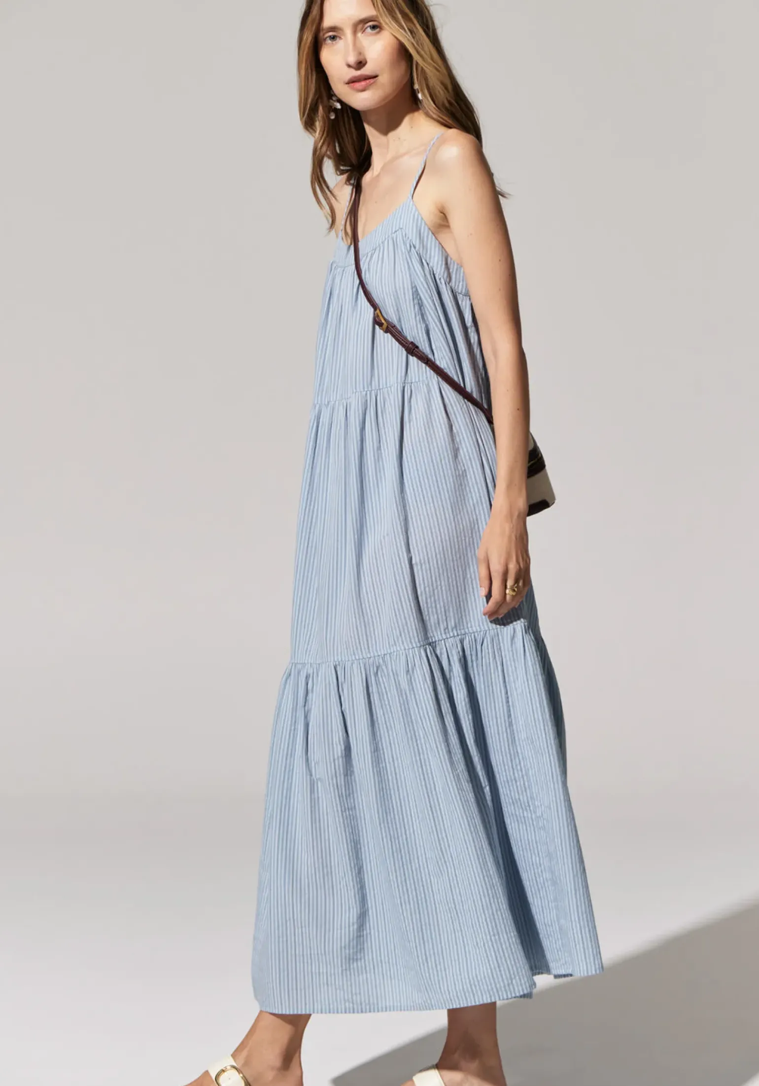 Pol Acacia Sundress - Blue