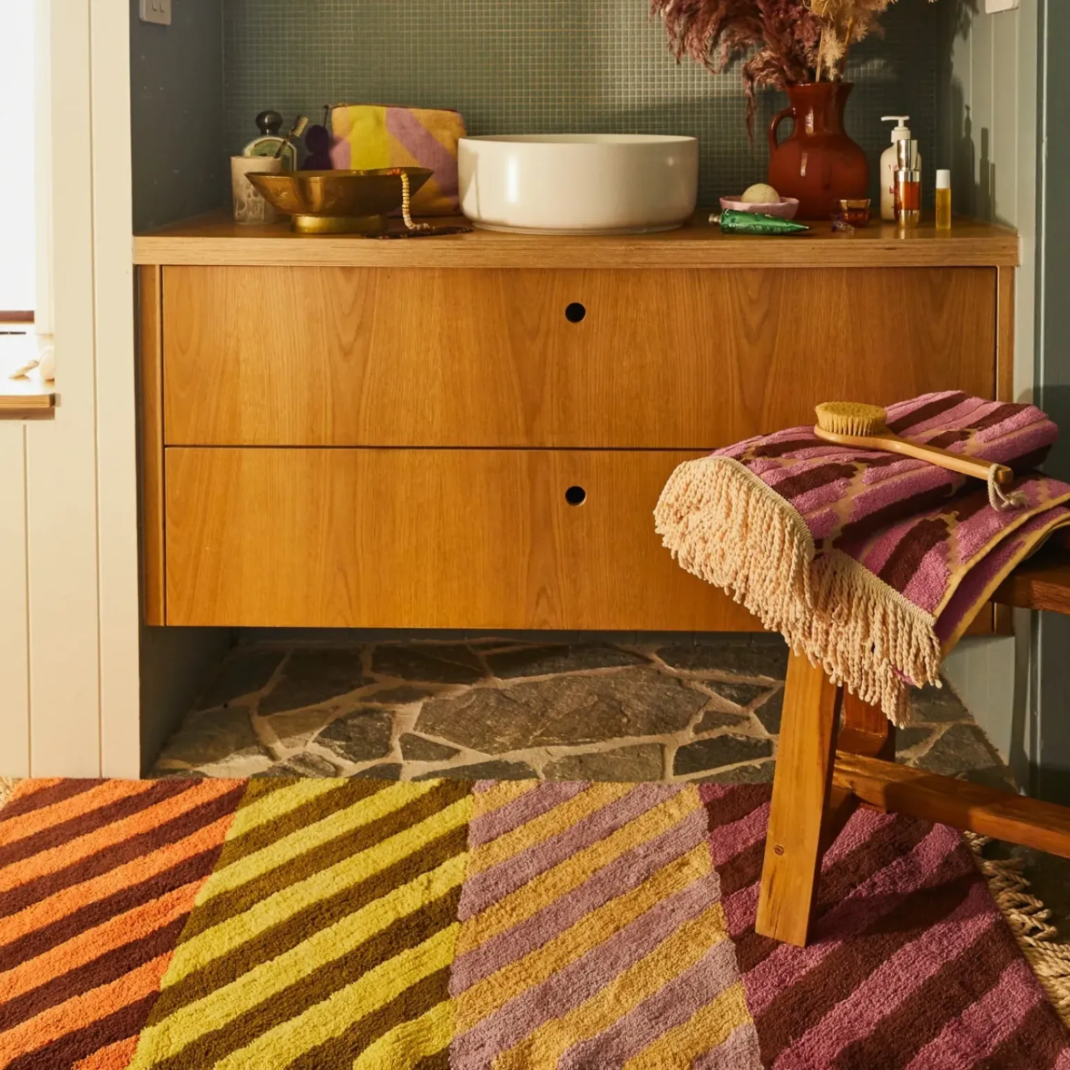 Sage & Clare Jarita Bath Runner